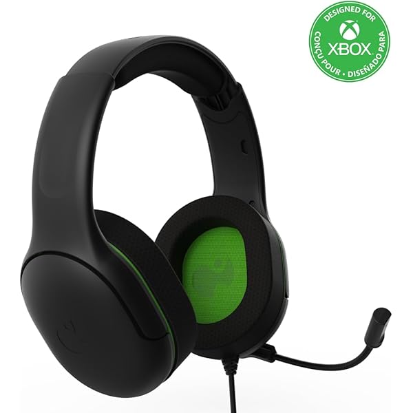 PDP LVL50 Wired Stereo Headset for Xbox One, 048-124-NA-BK